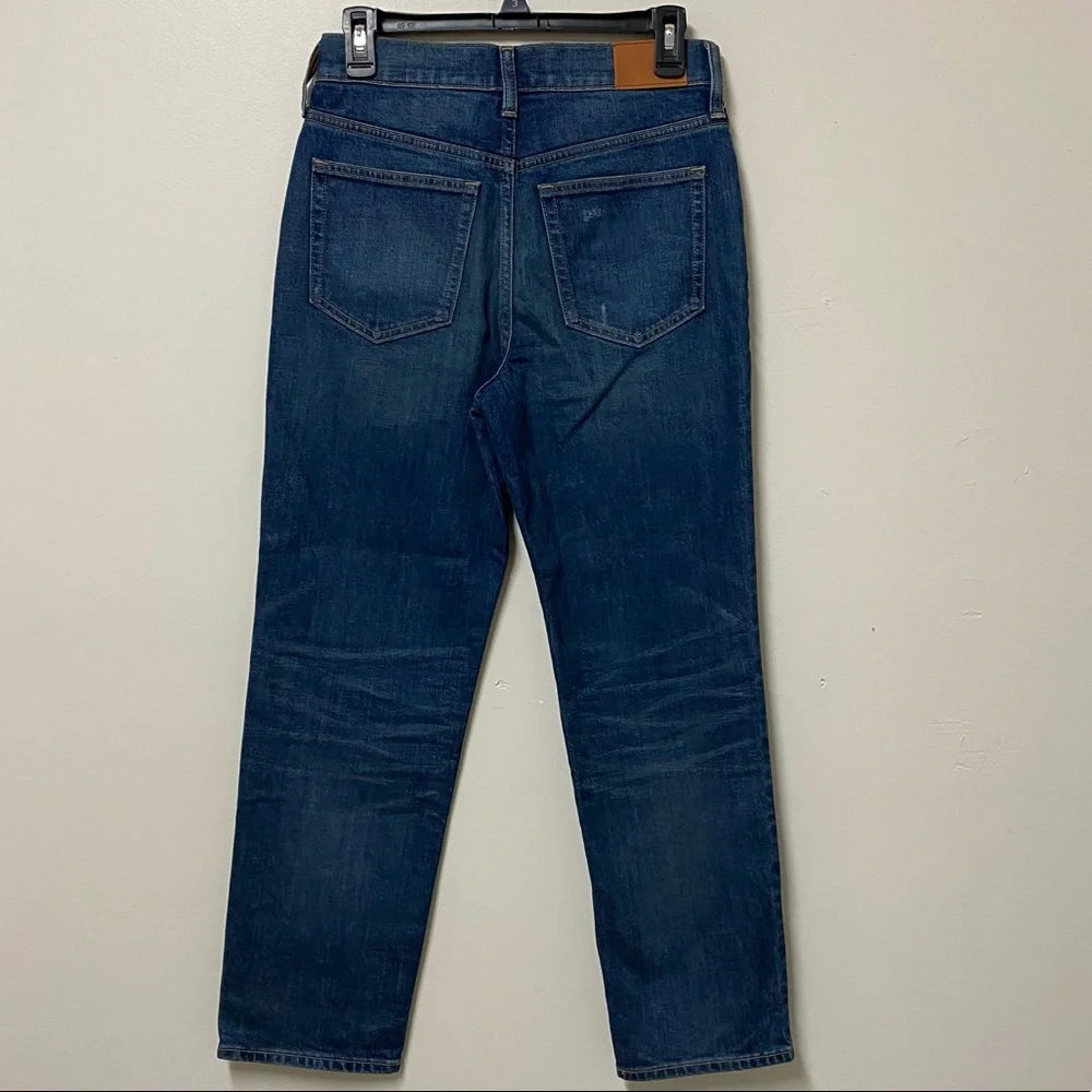 New J. Crew High Rise Classic Straight Leg Jeans Blue Denim Women’s Size 26 - Picture 5 of 15